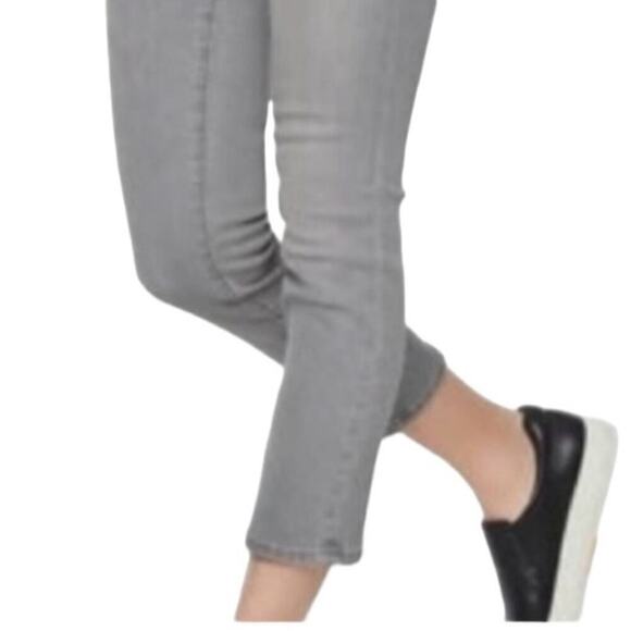 ATHLETA Sculptek Skinny Crop Jean Granite Wash - Picture 2 of 9